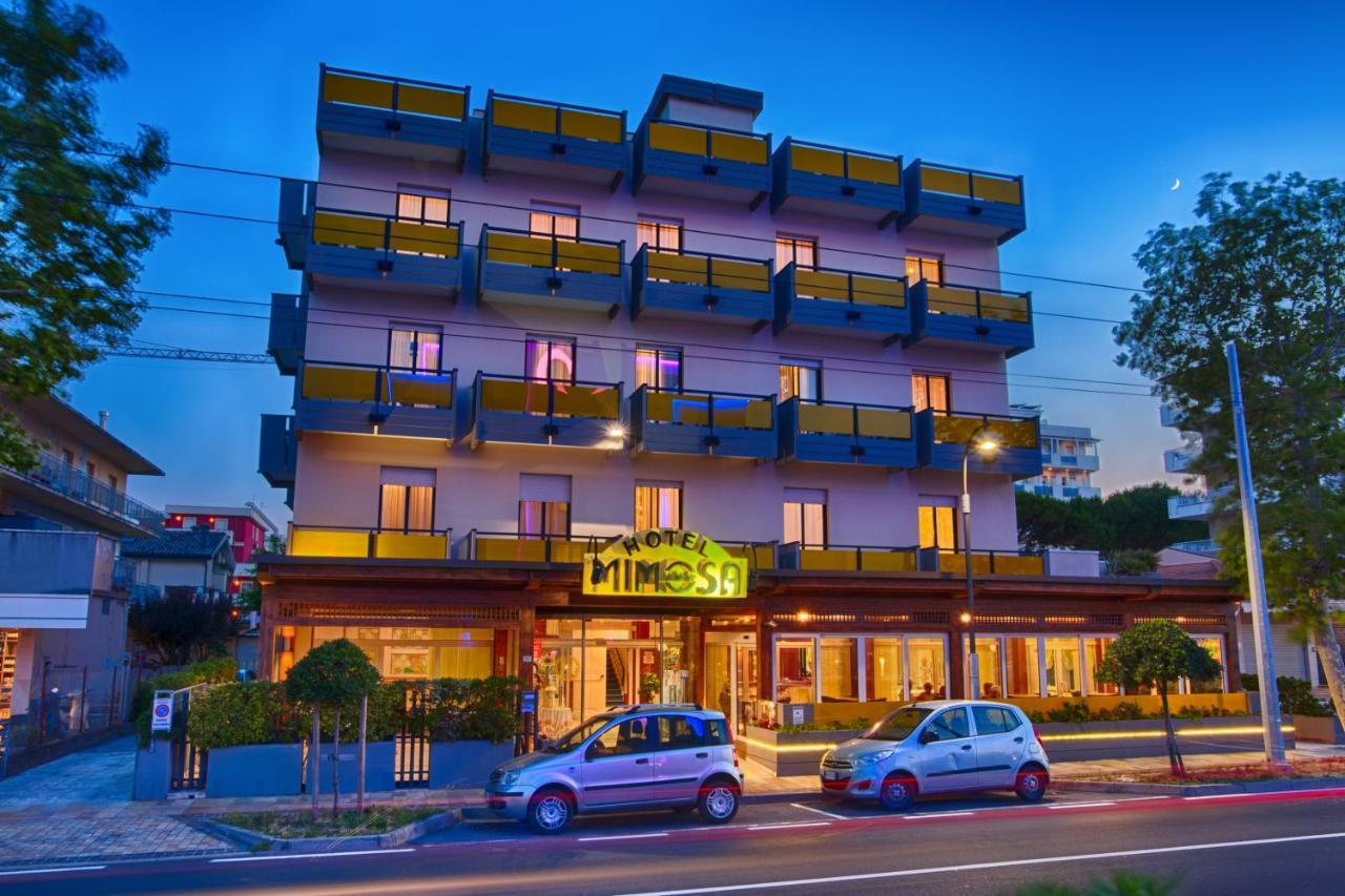 Hotel Mimosa Riccione Exterior foto